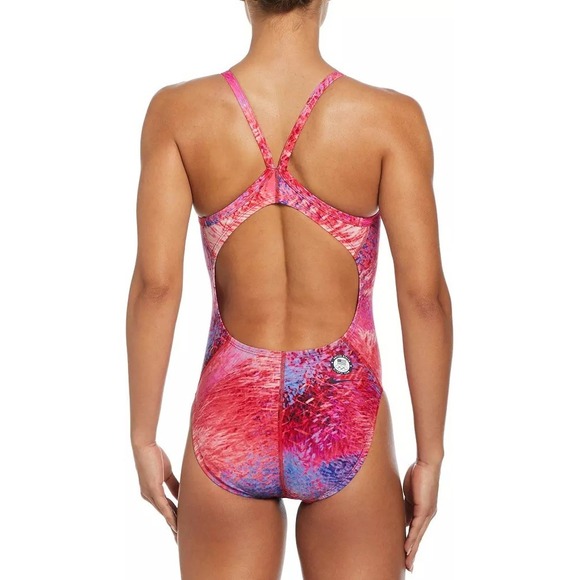SHIPS TODAY! 🎁NIKE SWIM OLYMPIC COLLECTION WOMENS RACERBACK ONE PIECE SWIMSUIT - Picture 2 of 5